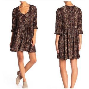 Cotton Emporium Snake Print Oversize Fit Dress NWT